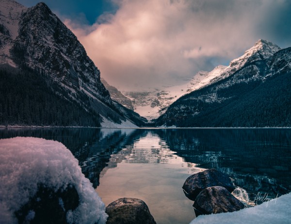 Pink Lake Louise   Hi Res   LTR by Tracy Abildgaard